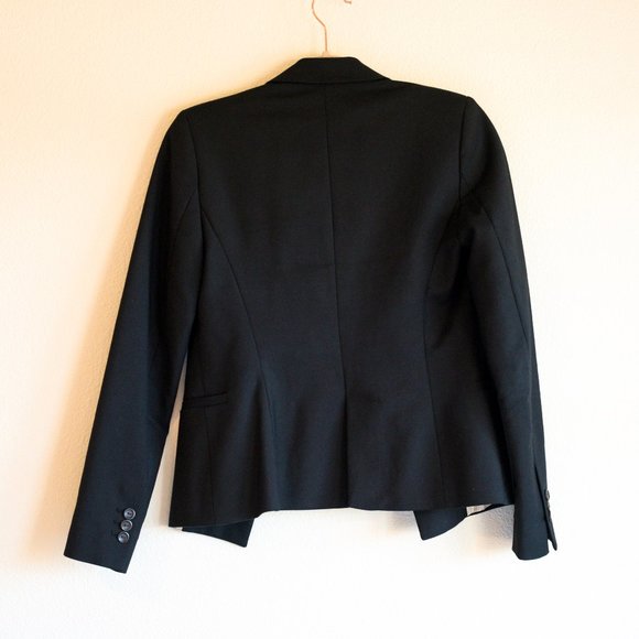 ZARA Basic Professional Black Blazer, XS - Picture 3 of 9